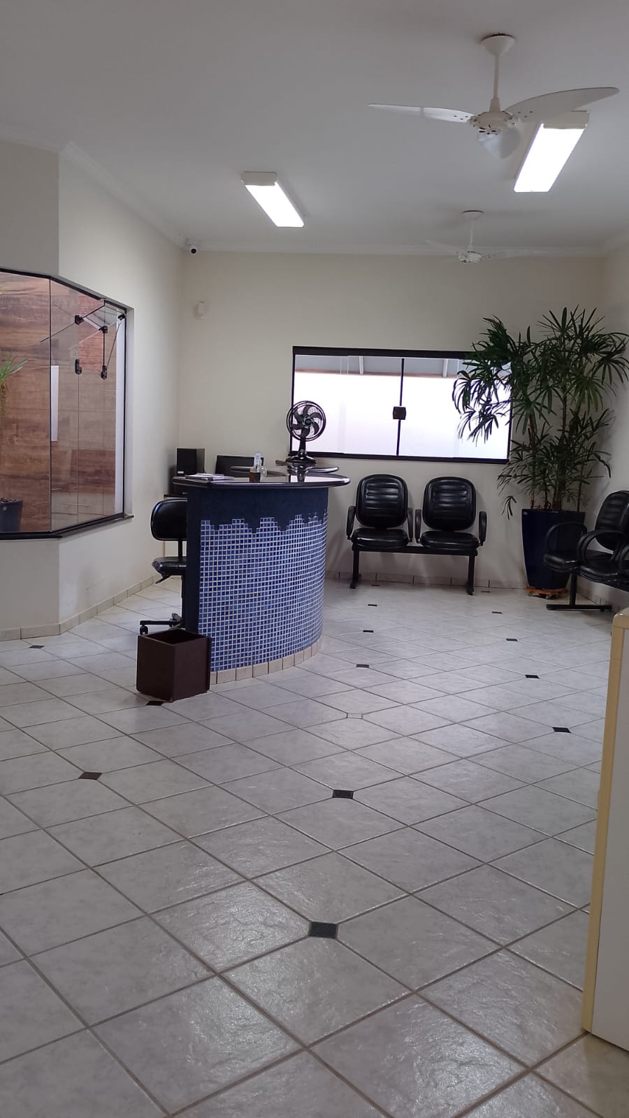 Recepção da clínica